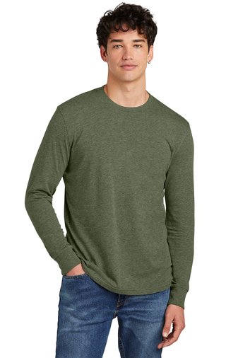 District® Adult Unisex 4.3-ounce, 60/40 Cotton Poly Perfect Blend CVC Long Sleeve T-Shirt